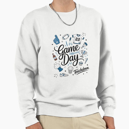 Football Game Day Coquette Bow Sweatshirt - Custom Art Print Unisex - T-Shirt, Sweatshirt, Hoodie