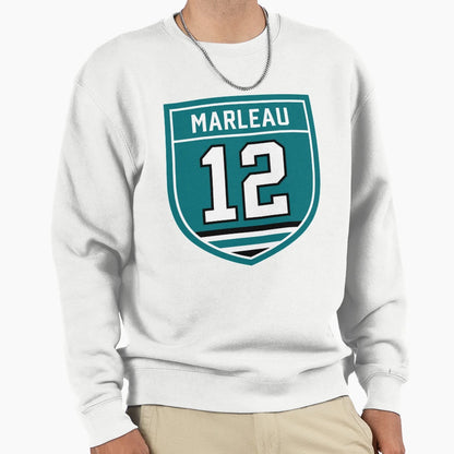 Marleau 12 Emblem Sweatshirt - Minimalist Print Men Women - T-Shirt, Sweatshirt, Hoodie