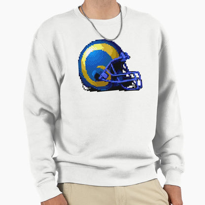 Rams Helmet Sprite Sweatshirt - Graphic Print Men Women - T-Shirt, Sweatshirt, Hoodie