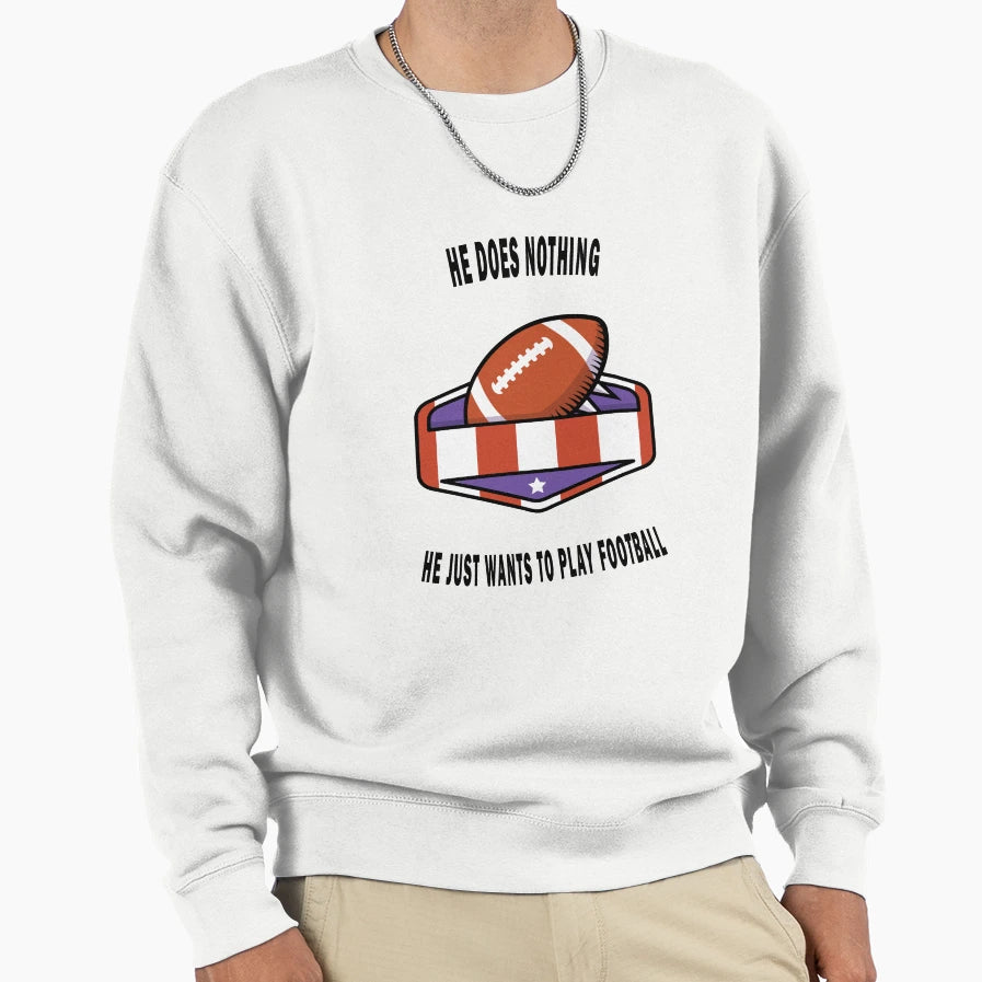 American Football Sweatshirt - Minimalist Print Unisex - T-Shirt, Sweatshirt, Hoodie