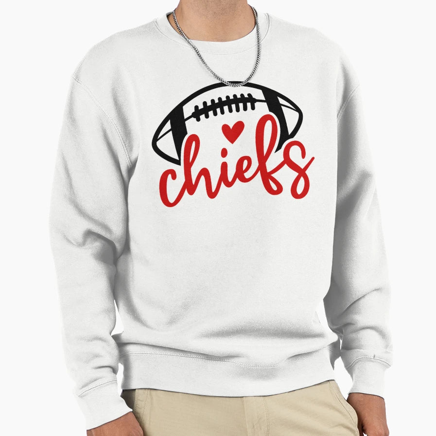 Chiefs Chiefs Sweatshirt - Aesthetic Graphic for Adults - T-Shirt, Sweatshirt, Hoodie