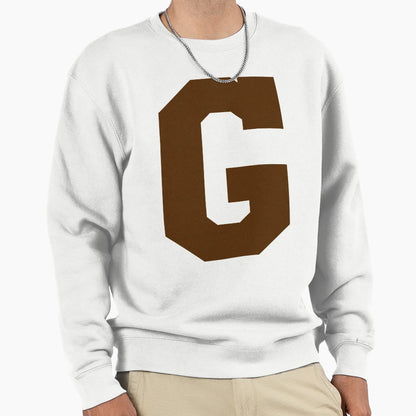 Alphabet Brown G Sports Letter G Sweatshirt - Novelty Apparel for Adults - T-Shirt, Sweatshirt, Hoodie
