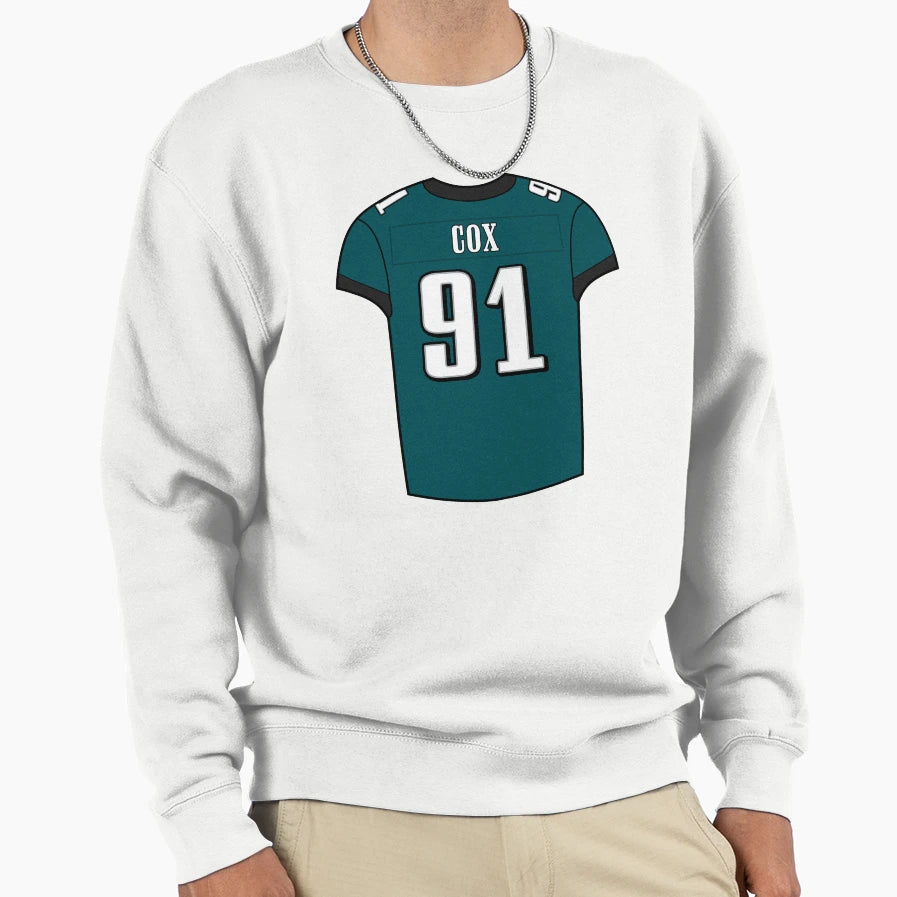Fletcher Cox Home Jersey Sweatshirt - Casual Everyday Wear Men Women - T-Shirt, Sweatshirt, Hoodie