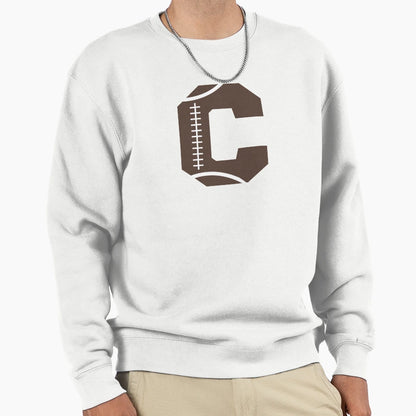 Personalized Football Initial C Sweatshirt - Graphic Print for Adults - T-Shirt, Sweatshirt, Hoodie