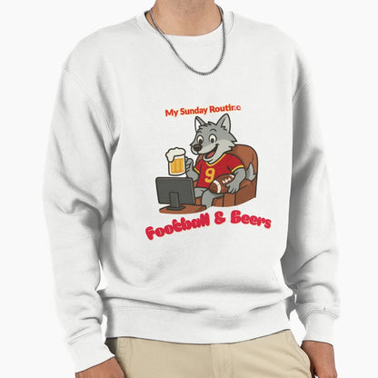 Kansas City Chiefs My Sunday Routine Sweatshirt - Custom Art Print Unisex - T-Shirt, Sweatshirt, Hoodie