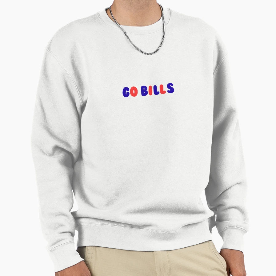 Go Bills Sweatshirt - Aesthetic Graphic Men Women - T-Shirt, Sweatshirt, Hoodie