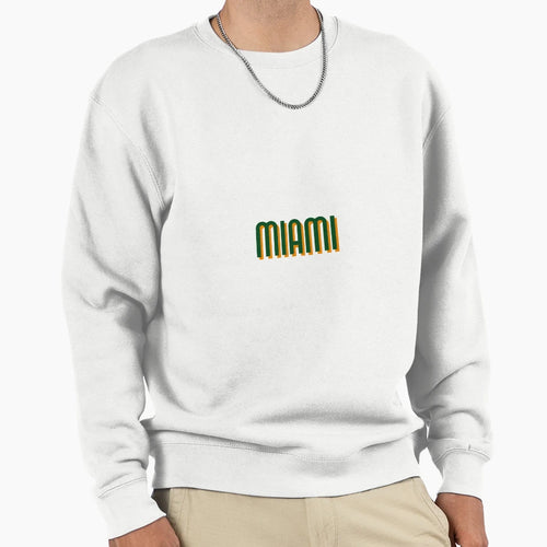 University Miami Sweatshirt - Graphic Print Unisex - T-Shirt, Sweatshirt, Hoodie