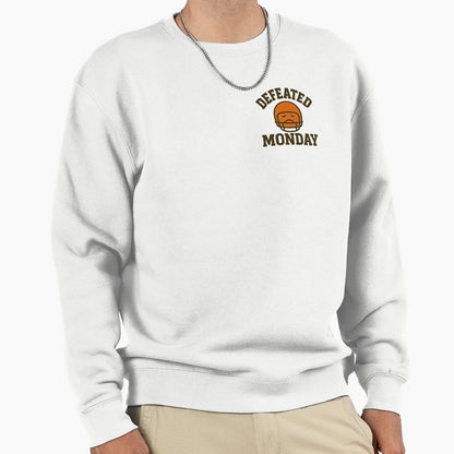 Defeated Monday Helmet Sweatshirt - Novelty Apparel for Adults - T-Shirt, Sweatshirt, Hoodie