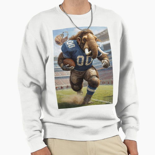 Old School Gridiron Woolly Sweatshirt - Streetwear Style for Adults - T-Shirt, Sweatshirt, Hoodie