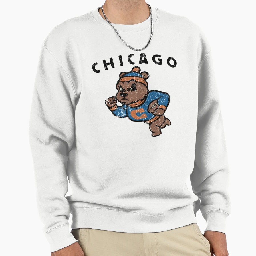 Bears Mascot Cub Chicago Sweatshirt - Custom Art Print for Adults - T-Shirt, Sweatshirt, Hoodie