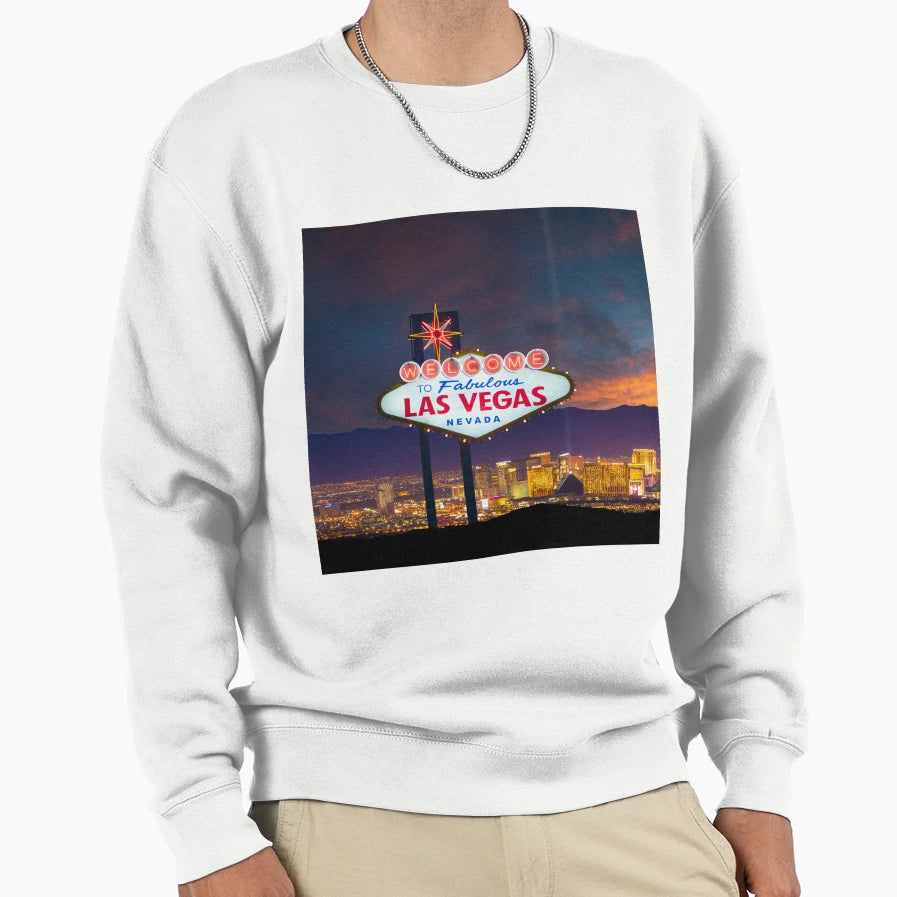 Las Vegas Sweatshirt - Minimalist Print Unisex - T-Shirt, Sweatshirt, Hoodie