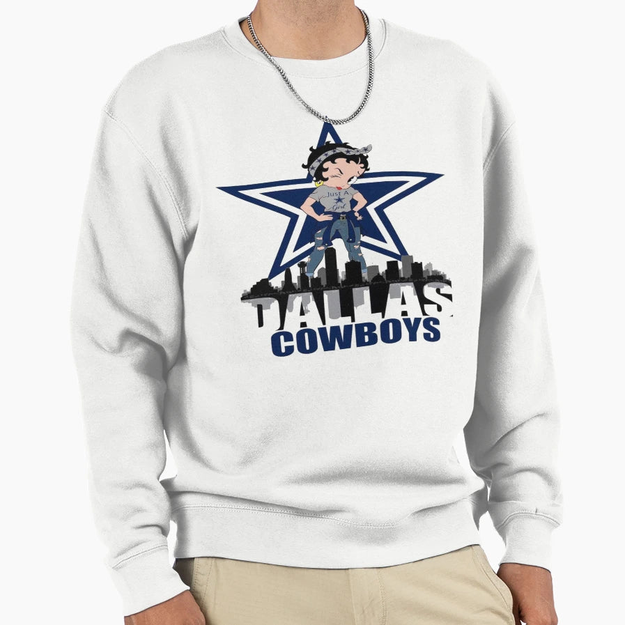 Dallas Cowboys Just Sweatshirt - Custom Art Print Unisex - T-Shirt, Sweatshirt, Hoodie
