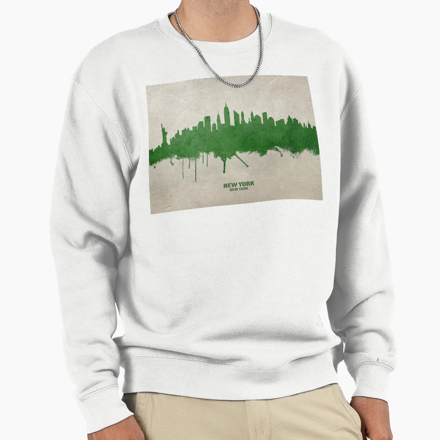 New York City Skyline Sweatshirt - Casual Everyday Wear Unisex - T-Shirt, Sweatshirt, Hoodie