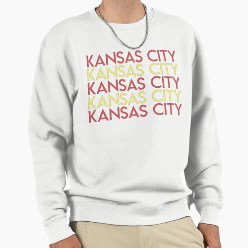 Kansas City Red And Yellow Sweatshirt - Casual Everyday Wear for Adults - T-Shirt, Sweatshirt, Hoodie