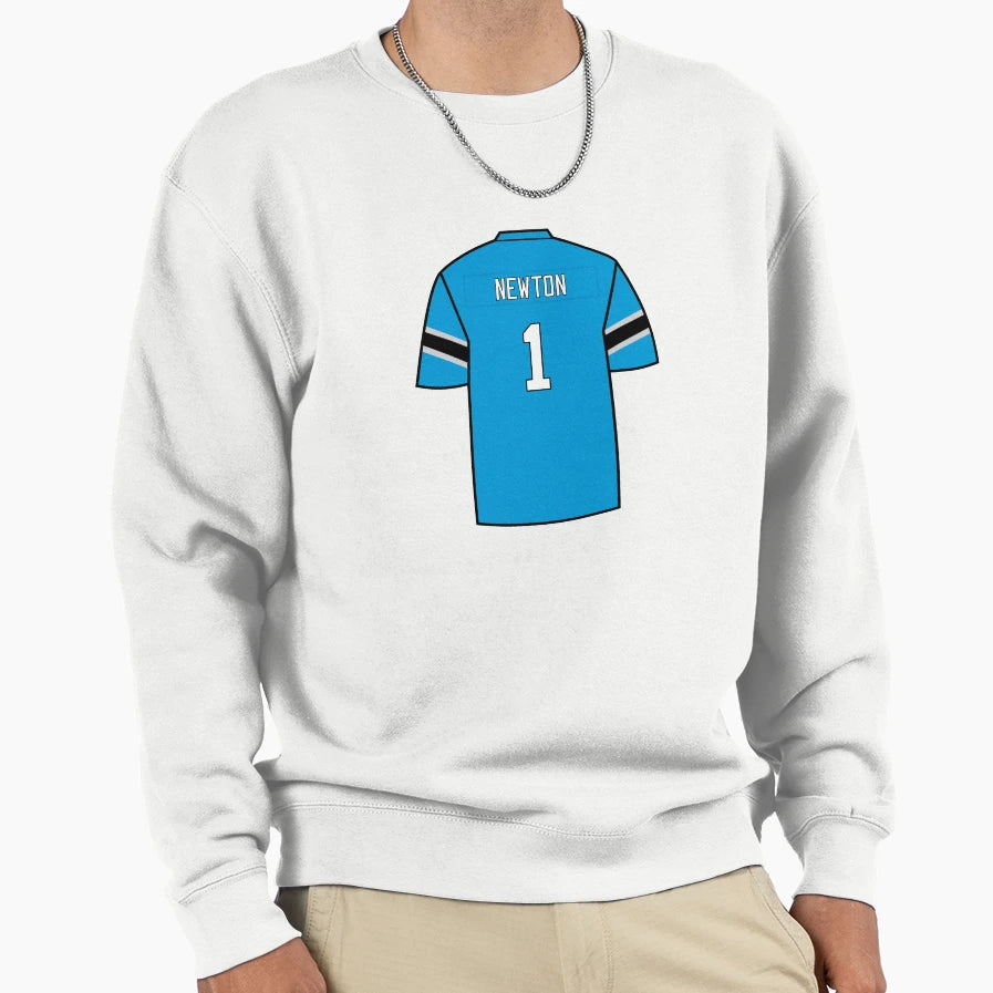 Cam Newton Jersey Sweatshirt - Unique Graphic Men Women - T-Shirt, Sweatshirt, Hoodie