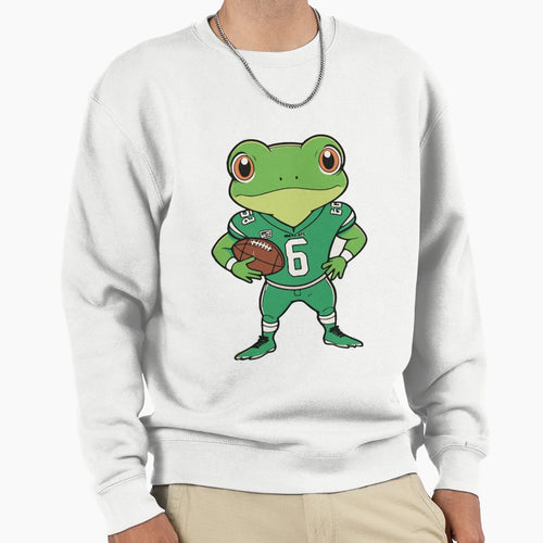 American Football Frog Sweatshirt - Trendy Graphic Men Women - T-Shirt, Sweatshirt, Hoodie
