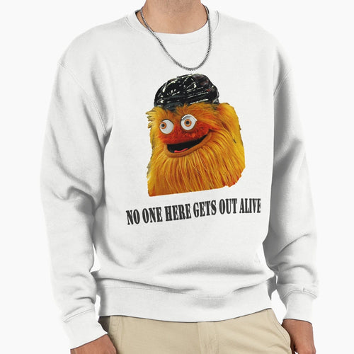 Philadelphias Gritty Mascot Sweatshirt - Minimalist Print for Adults - T-Shirt, Sweatshirt, Hoodie