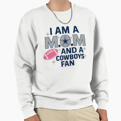 M O M Mode Activated Dallas Sweatshirt - Casual Everyday Wear for Adults - T-Shirt, Sweatshirt, Hoodie