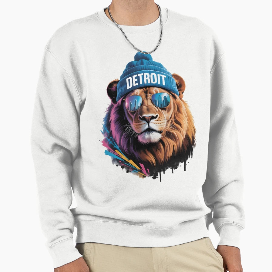 Detroit Team Sweatshirt - Fun Novelty Design for Adults - T-Shirt, Sweatshirt, Hoodie