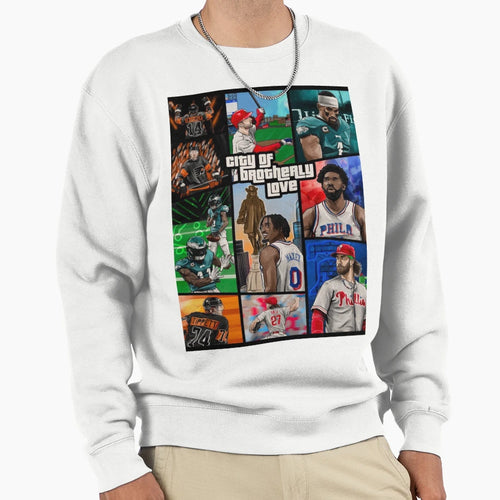 Brotherly Love V Sweatshirt - Minimalist Print Unisex - T-Shirt, Sweatshirt, Hoodie
