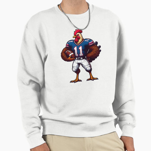 Thanksgiving Football Turkey Sweatshirt - Aesthetic Graphic Unisex - T-Shirt, Sweatshirt, Hoodie