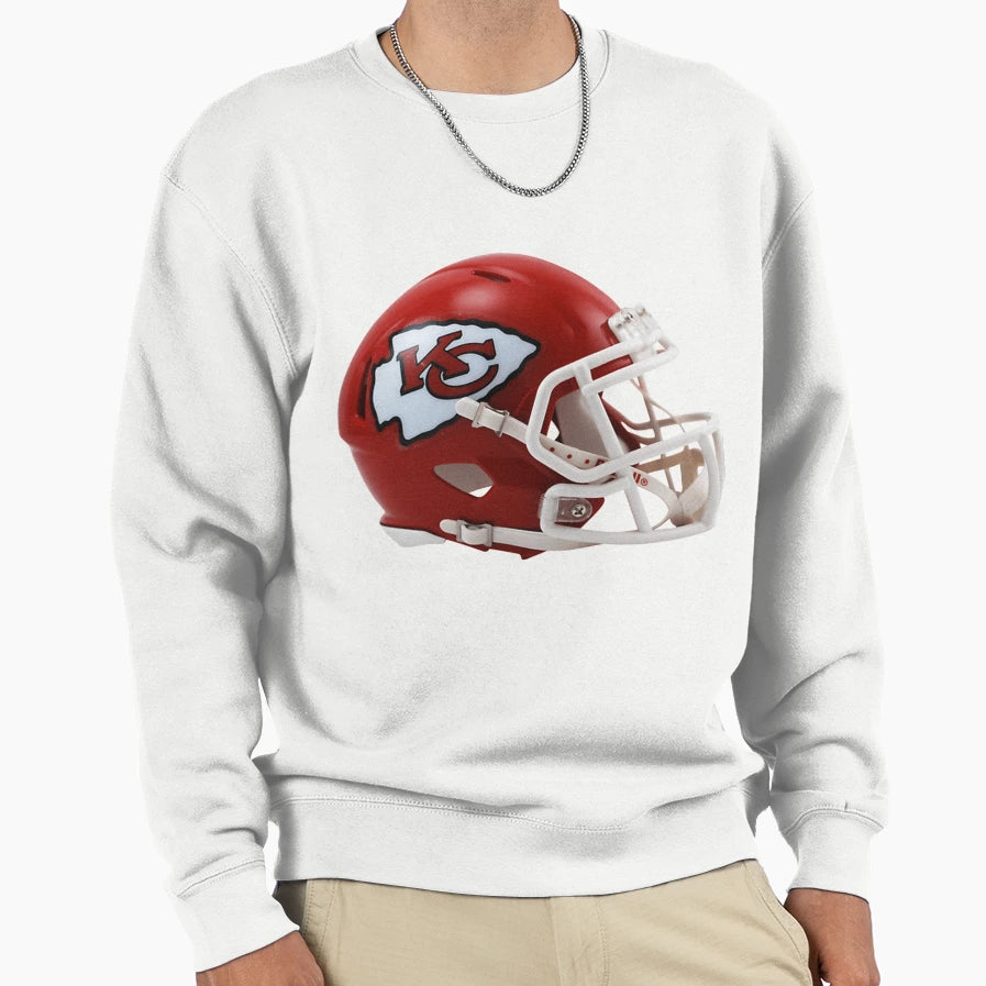 Helmet Chiefs Icon Sweatshirt - Minimalist Print Unisex - T-Shirt, Sweatshirt, Hoodie