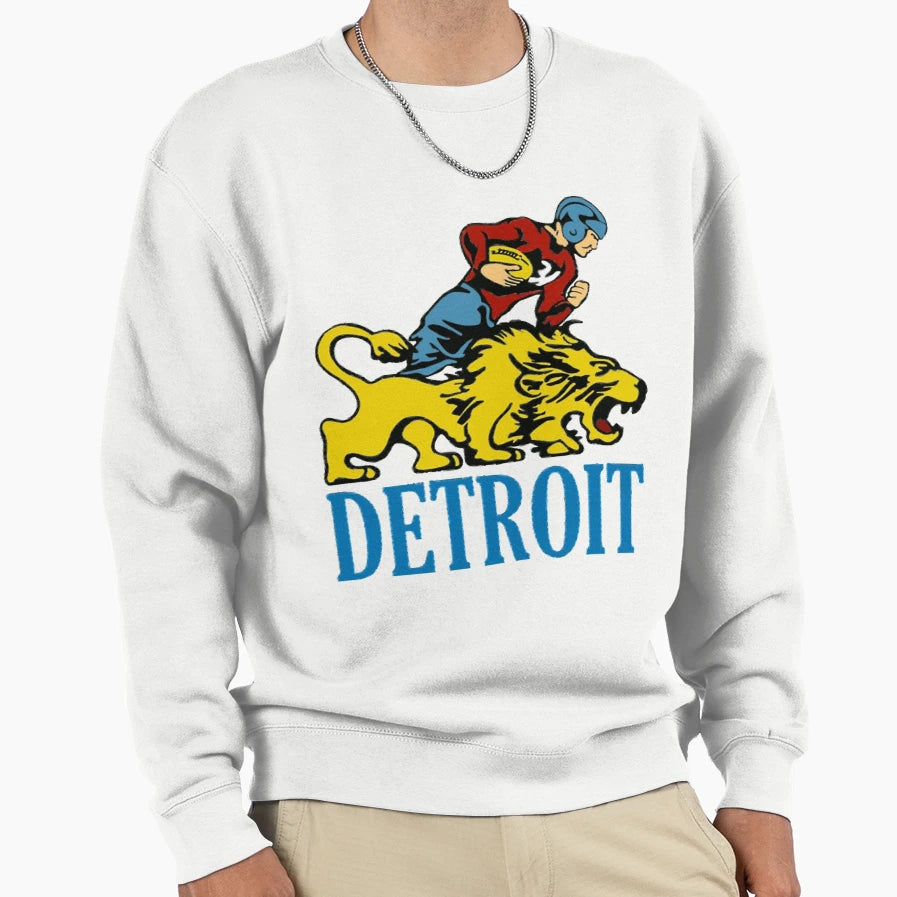 Detroit Lions 1934 1945 T-Shirt - Custom Art Print for Adults - T-Shirt, Sweatshirt, Hoodie