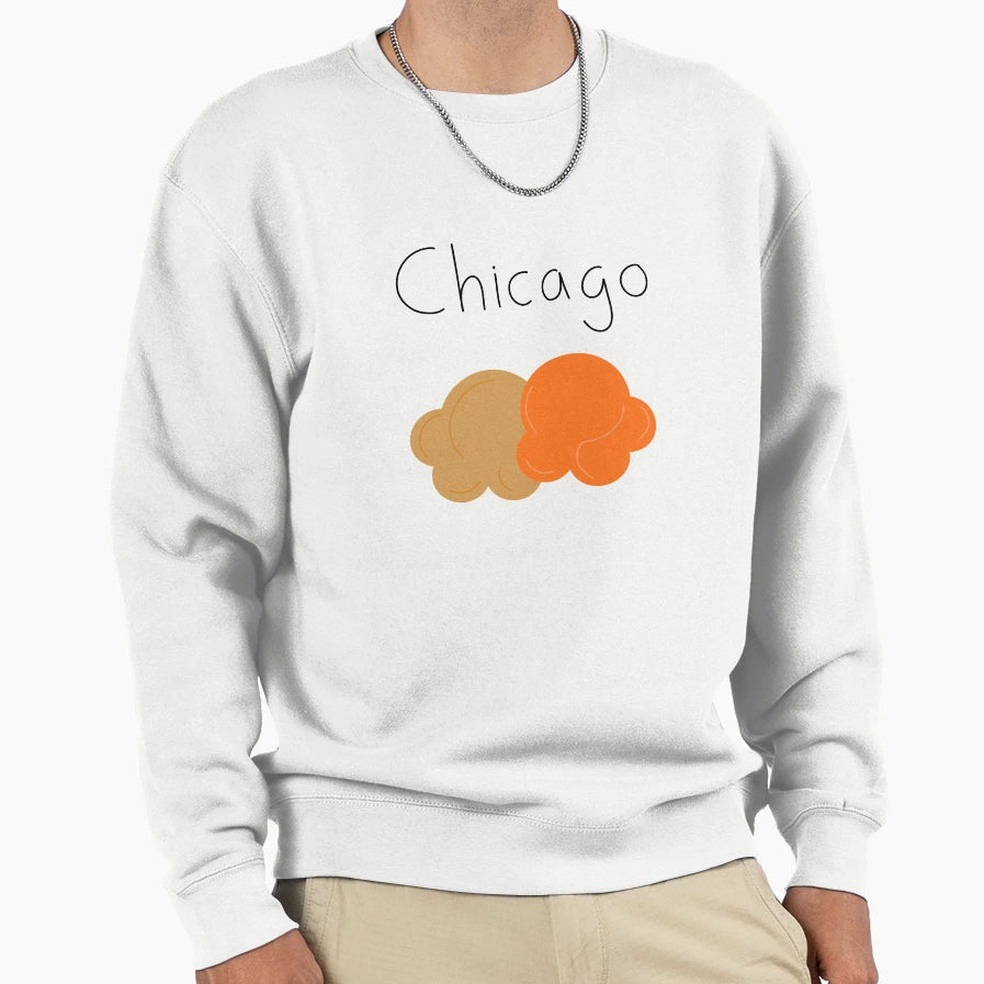 Chicago Popcorn Sweatshirt - Aesthetic Graphic Unisex - T-Shirt, Sweatshirt, Hoodie