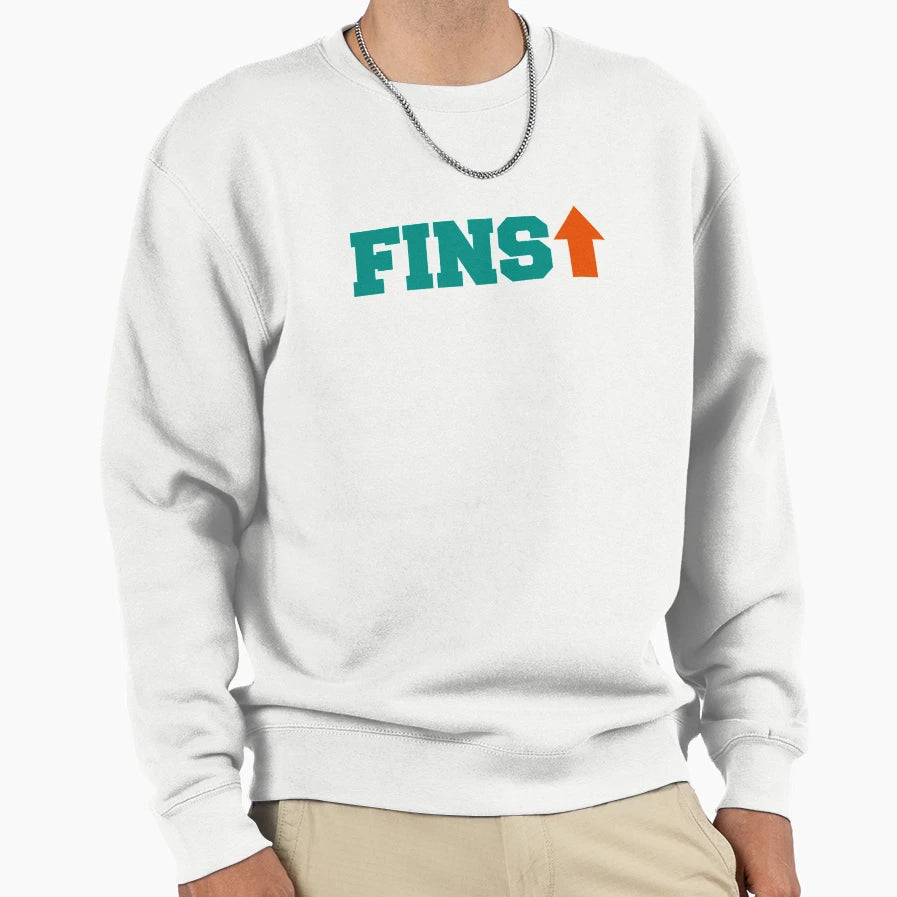 Fins Up Sweatshirt - Trendy Graphic Men Women - T-Shirt, Sweatshirt, Hoodie