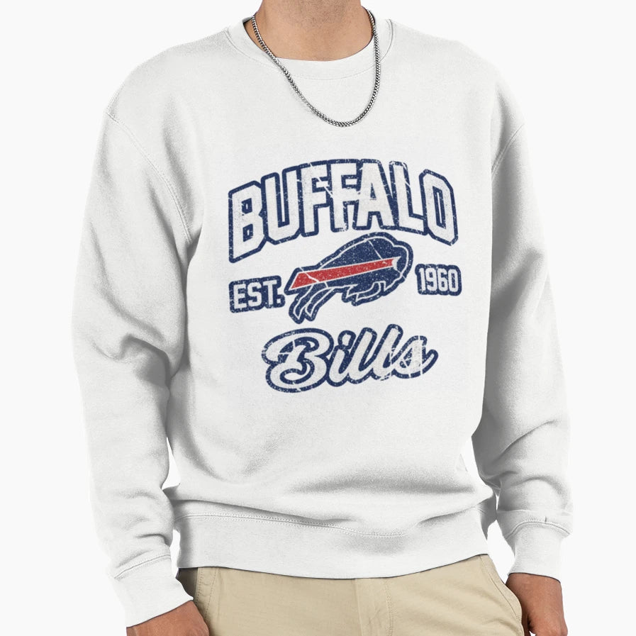 Buffalo Bills Sweatshirt - Minimalist Print Unisex - T-Shirt, Sweatshirt, Hoodie