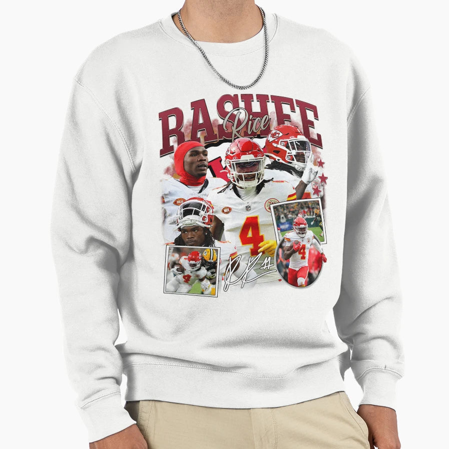 Dynamic Football Collage Game Day Sweatshirt - Streetwear Style Unisex - T-Shirt, Sweatshirt, Hoodie