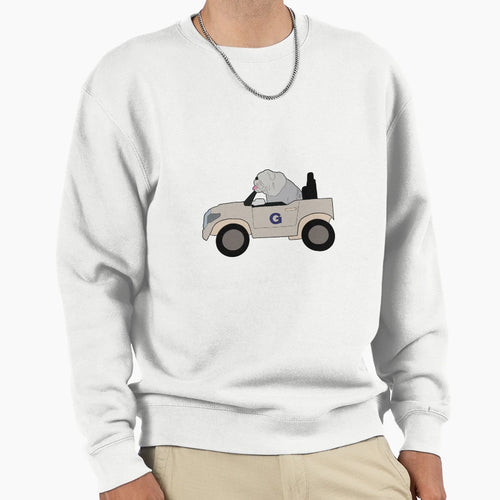 Jack Bulldog Car Sweatshirt - Streetwear Style Unisex - T-Shirt, Sweatshirt, Hoodie