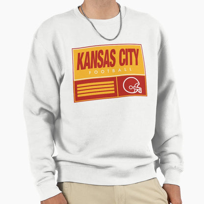 Kansas City Football Sweatshirt - Fun Novelty Design for Adults - T-Shirt, Sweatshirt, Hoodie