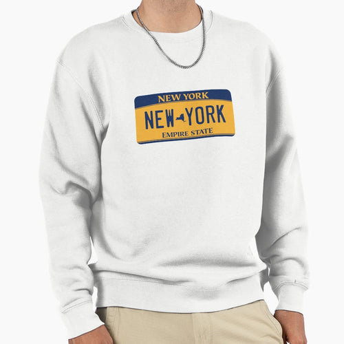 New York License Plate Sweatshirt - Streetwear Style Unisex - T-Shirt, Sweatshirt, Hoodie