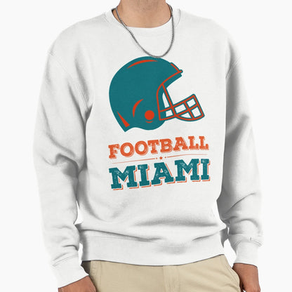 Miami Football Sweatshirt - Trendy Graphic Unisex - T-Shirt, Sweatshirt, Hoodie
