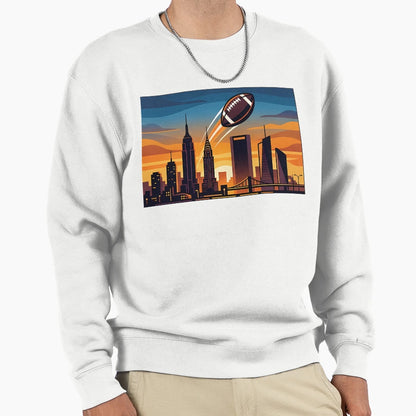 New York Football Skyline Sweatshirt - Unique Graphic for Adults - T-Shirt, Sweatshirt, Hoodie
