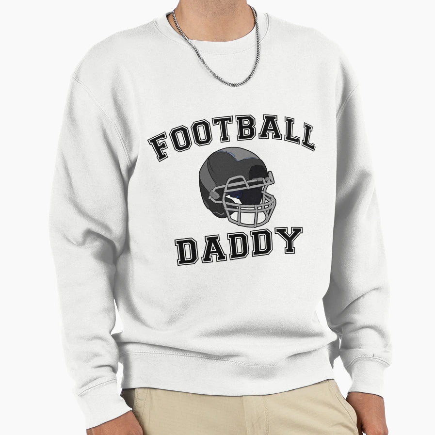 Football Daddy Sweatshirt - Trendy Graphic for Adults - T-Shirt, Sweatshirt, Hoodie