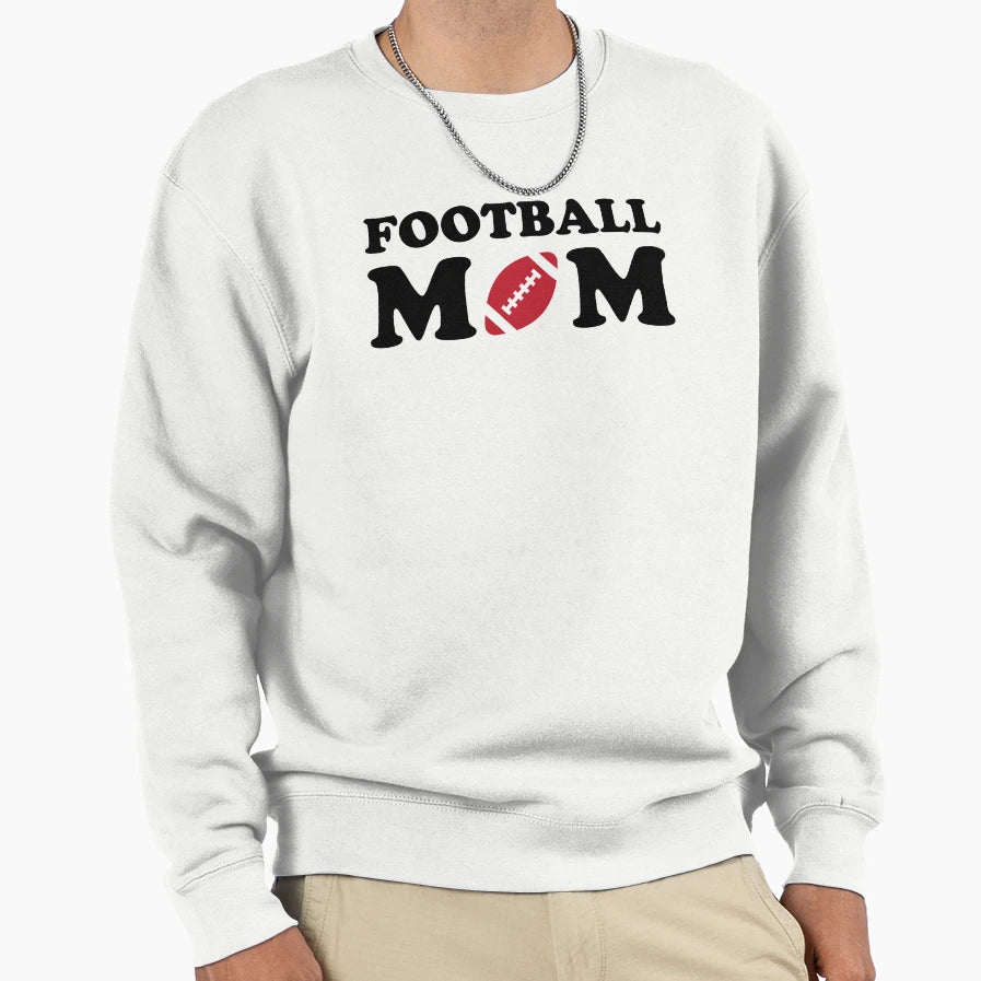 Football Mom Sweatshirt - Aesthetic Graphic for Adults - T-Shirt, Sweatshirt, Hoodie