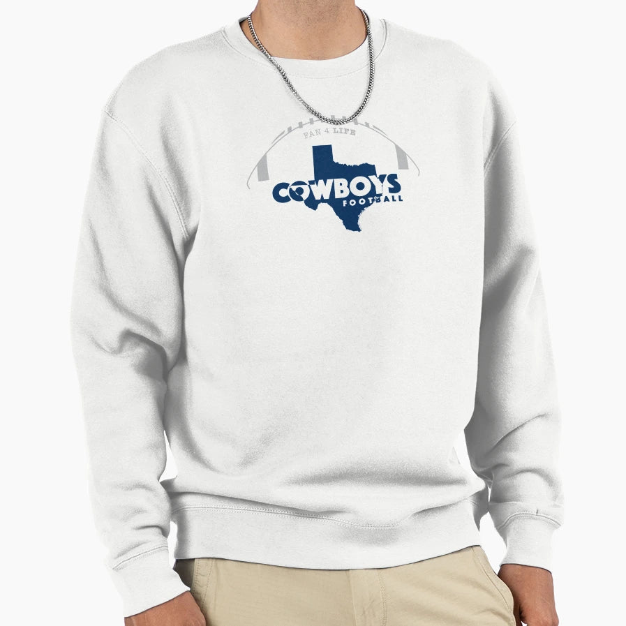 Dallas Cowboys Sweatshirt - Minimalist Print Men Women - T-Shirt, Sweatshirt, Hoodie