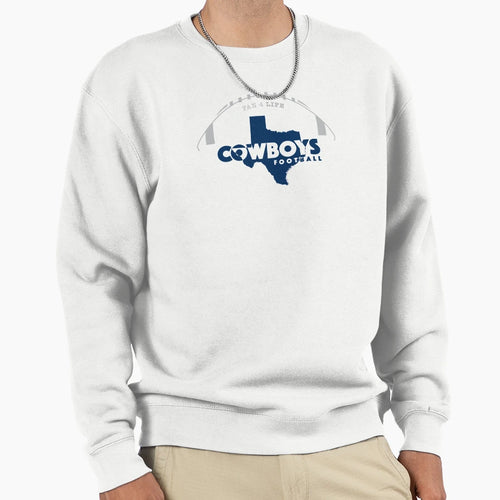 Dallas Cowboys Sweatshirt - Minimalist Print Men Women - T-Shirt, Sweatshirt, Hoodie