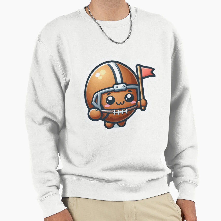 American Football Mascot 4 Sweatshirt - Fun Novelty Design Men Women - T-Shirt, Sweatshirt, Hoodie