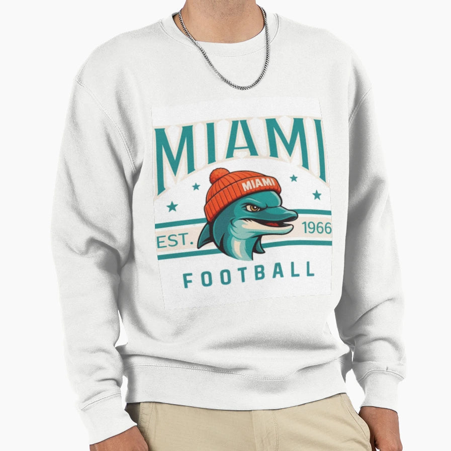 Miami Dolphins Sweatshirt - Trendy Graphic Unisex - T-Shirt, Sweatshirt, Hoodie