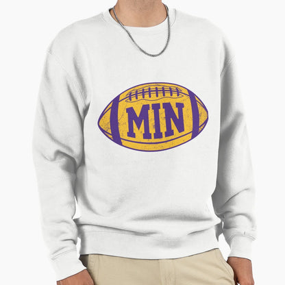 Min Football Purple Sweatshirt - Custom Art Print Unisex - T-Shirt, Sweatshirt, Hoodie