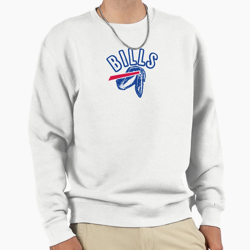 Bills Wing Sweatshirt - Aesthetic Graphic Men Women - T-Shirt, Sweatshirt, Hoodie