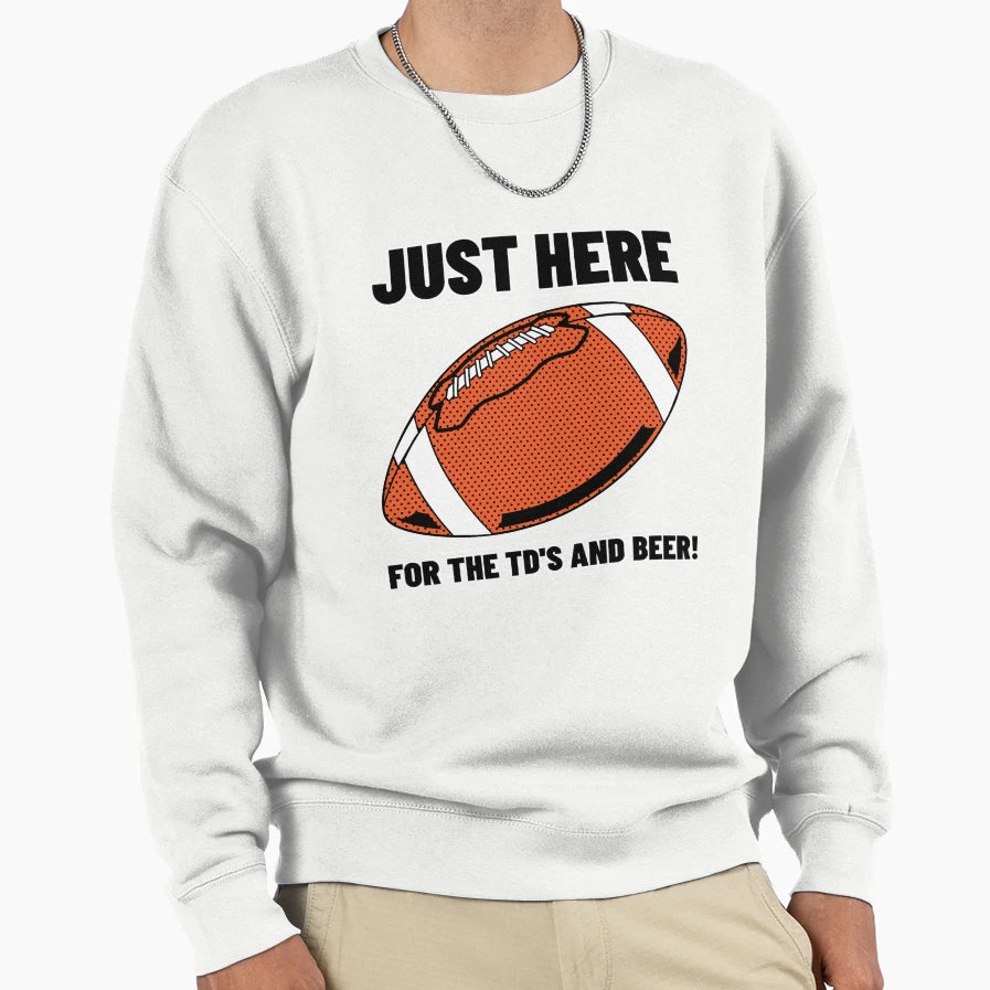 Tailgating Football T-Shirt - Minimalist Print for Adults - T-Shirt, Sweatshirt, Hoodie