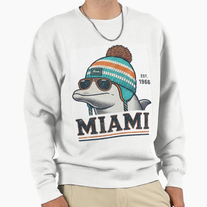 Miami Dolphins Sweatshirt - Custom Art Print for Adults - T-Shirt, Sweatshirt, Hoodie