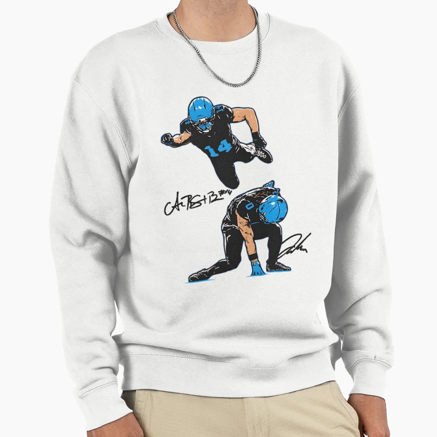 JG And Amon Ra St Brown Sweatshirt - Casual Everyday Wear Unisex - T-Shirt, Sweatshirt, Hoodie
