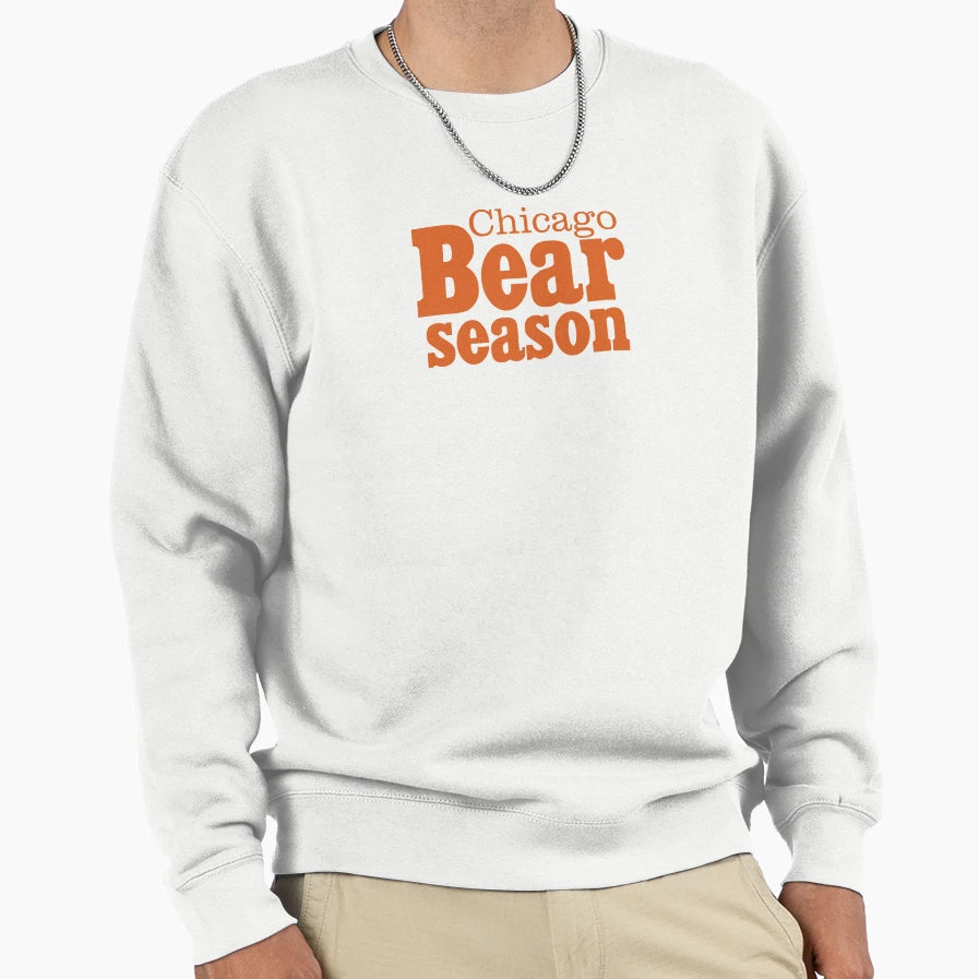 Chicago Bear Season Sweatshirt - Custom Art Print Men Women - T-Shirt, Sweatshirt, Hoodie