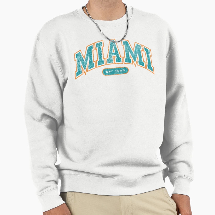 Miami Sweatshirt - Unique Graphic Unisex - T-Shirt, Sweatshirt, Hoodie