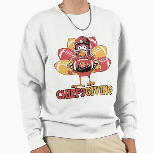 Chiefs Football Thanksgiving Turkey Sweatshirt - Streetwear Style Men Women - T-Shirt, Sweatshirt, Hoodie